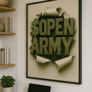 $Open Army Poster