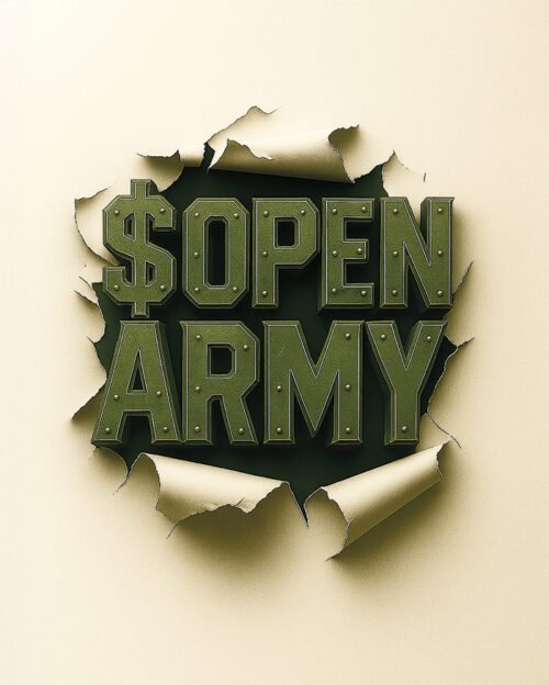 $Open Army Poster