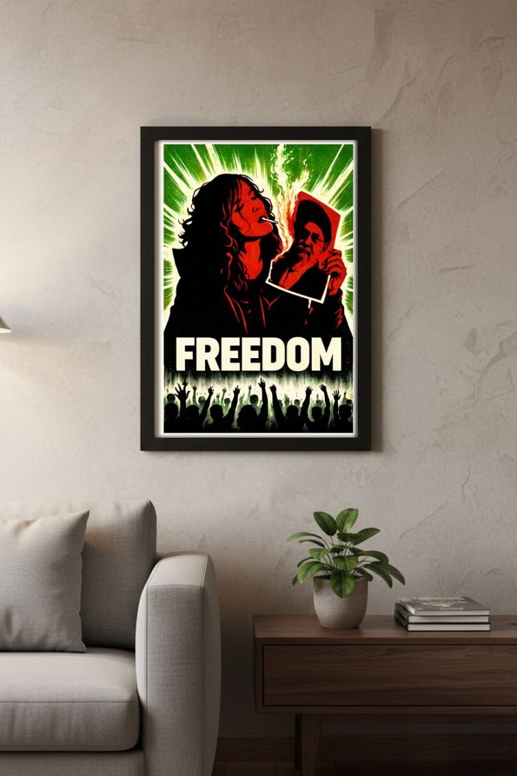 Freedom For Iran Poster