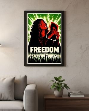 Freedom For Iran Poster