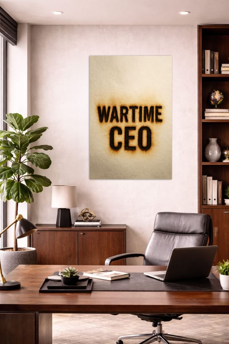 Wartime CEO Poster