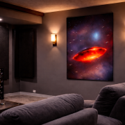 red hot alien craft poster in theater