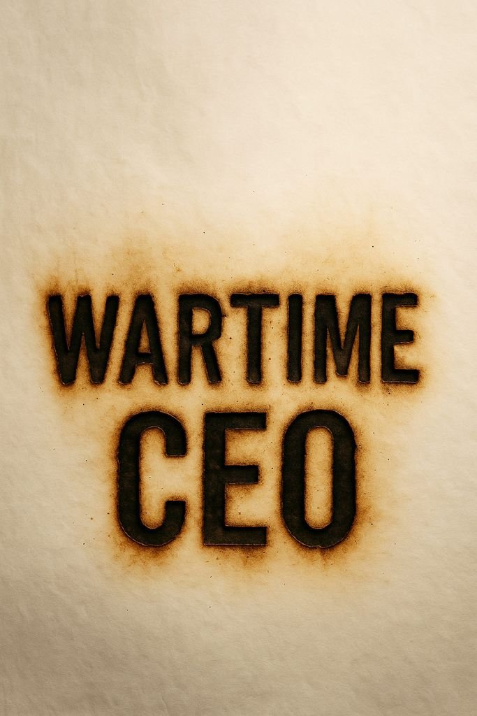 Wartime CEO Poster