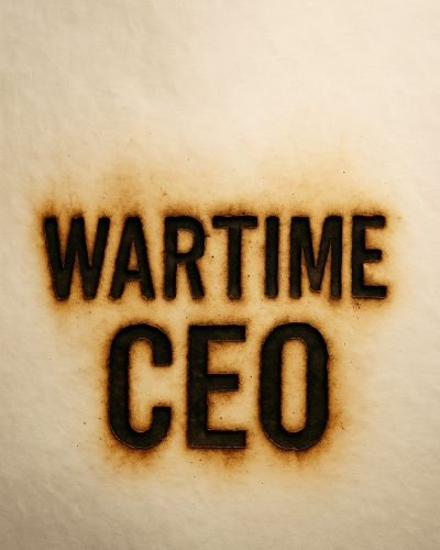 Wartime CEO Poster